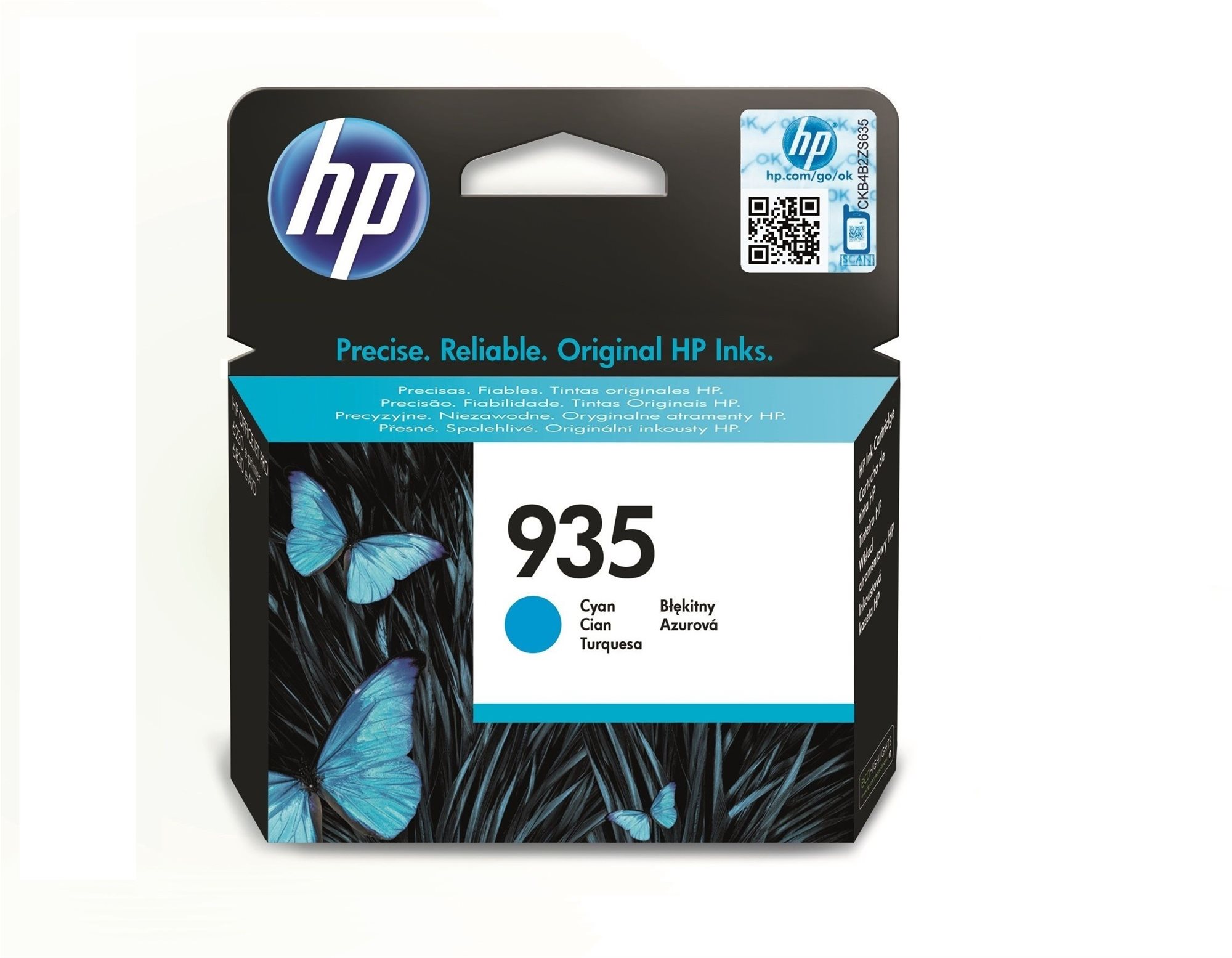 HP C2P20AE č. 935 azurová - kvalitní inkoust pro tiskárny HP