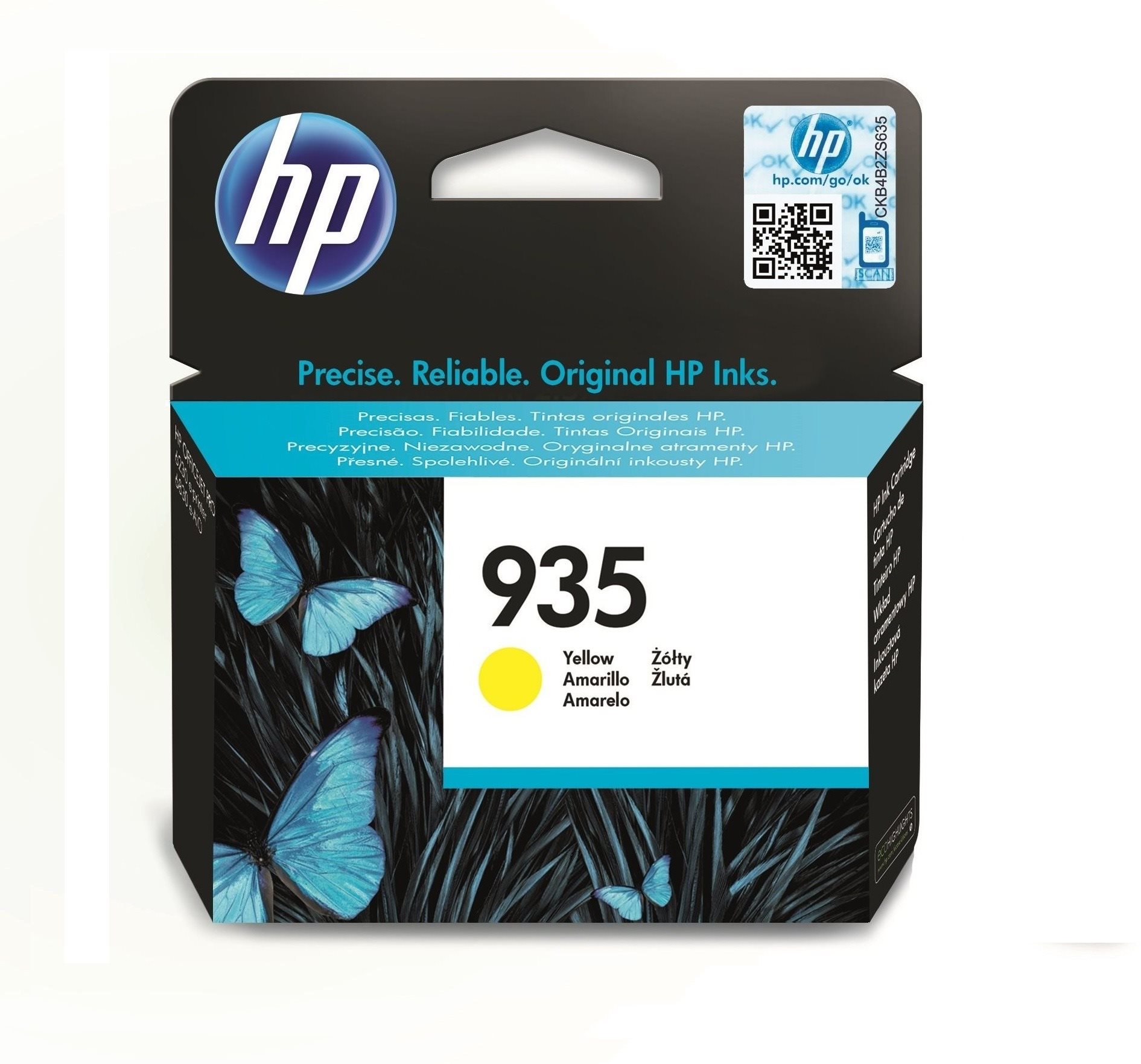 HP C2P22AE č. 935 žlutá