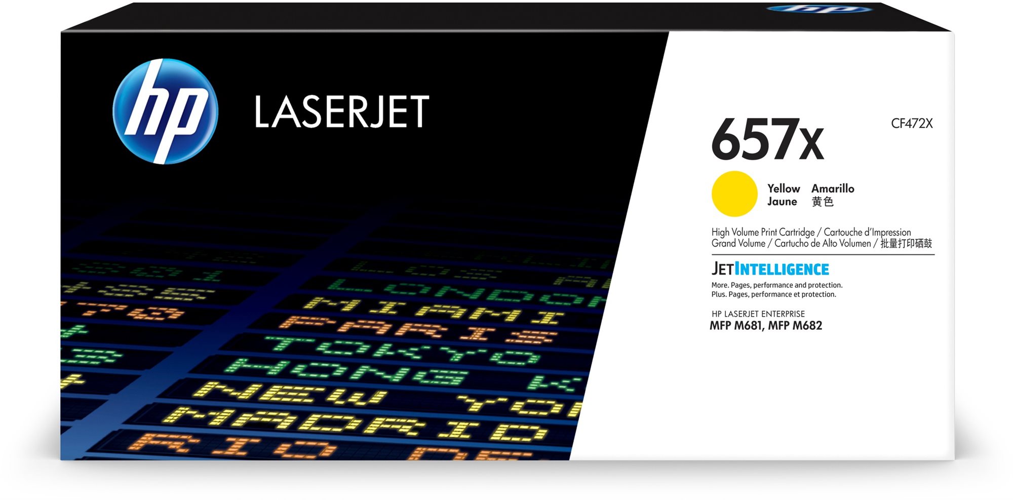 HP CF472X č. 657X žlutý originální