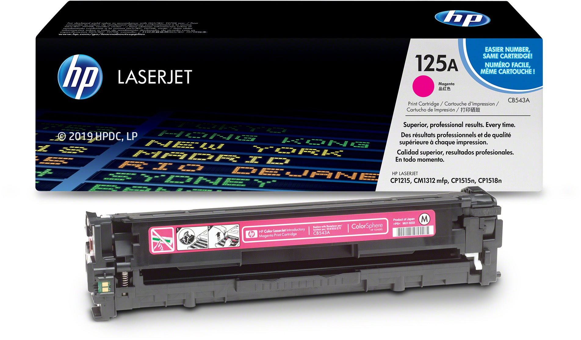HP CB543A č. 125A purpurový originální