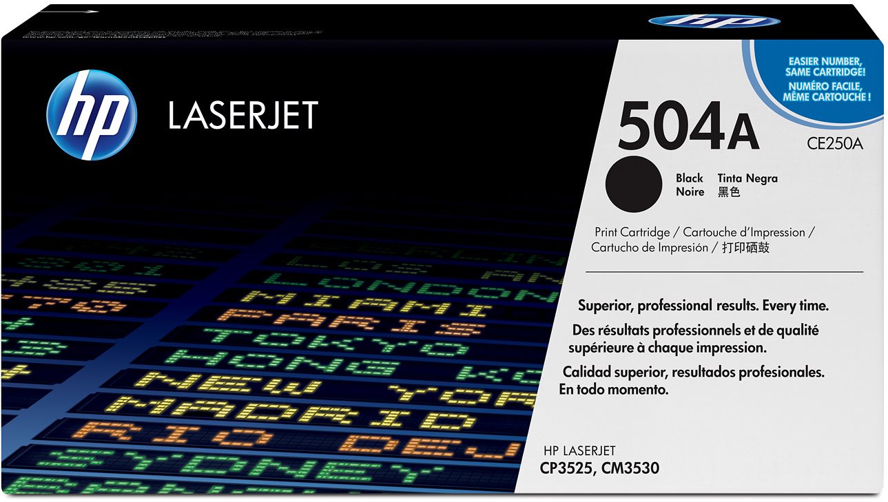 HP CE250A č. 504A černý originální