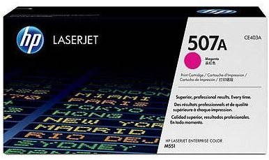 HP CE403A č. 507A purpurový originální