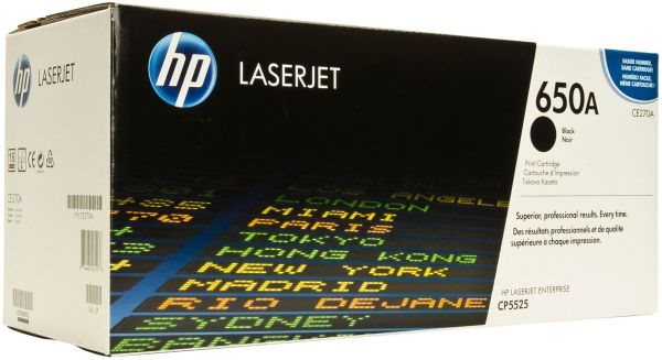 HP CE270A č. 650A černý originální