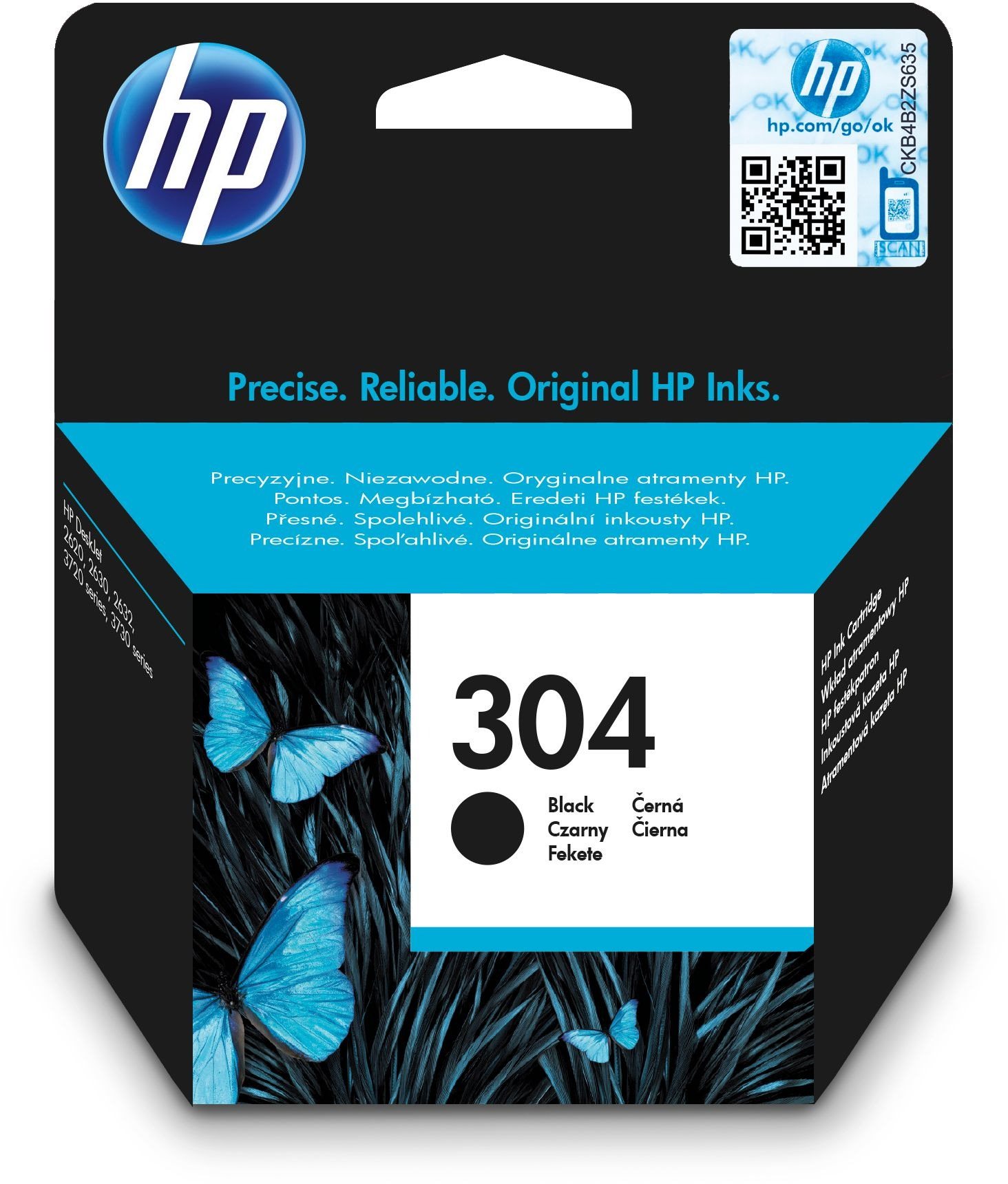 HP N9K06AE č. 304 černá