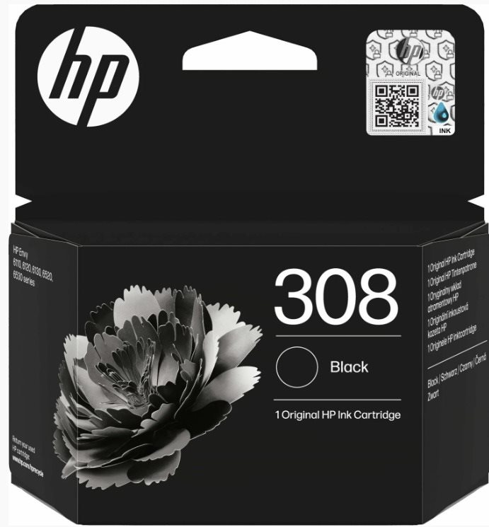 HP 7FP21UE č. 308 černá