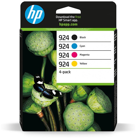 HP 6C3Z1NE č. 924 Multipack černá a 3 barvy