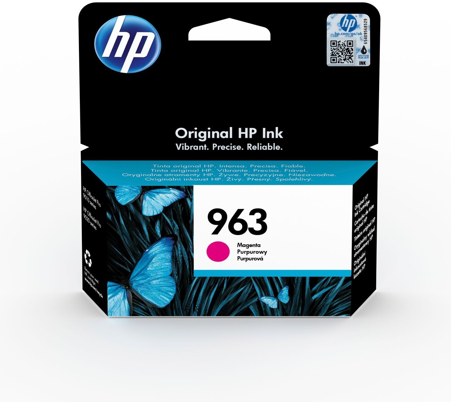 HP 3JA24AE č. 963 purpurová