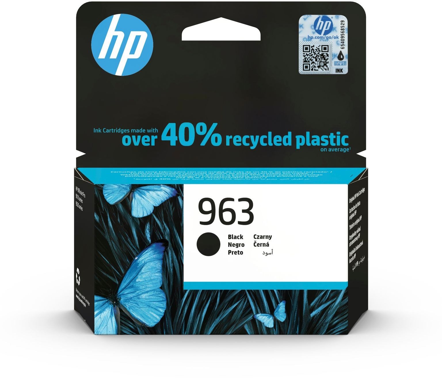 HP 3JA26AE č. 963 černá