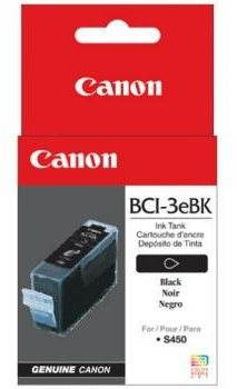 Canon BCI3eBK černá - vysokokapacitní černý inkoust pro tiskárny a skenery Canon