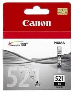 Canon CLI-521BK černá - spolehlivá inkoustová černá
