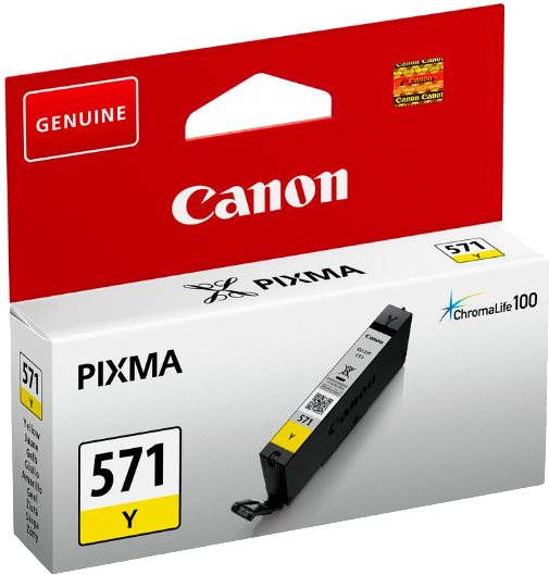 Žlutá inkoustová kazeta Canon CLI-571Y