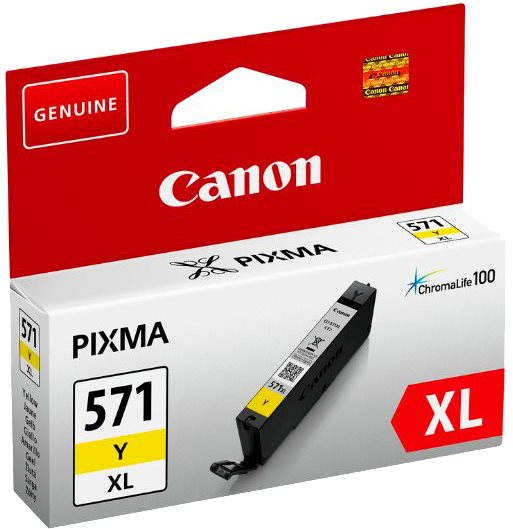 Žlutá inkoustová kazeta Canon CLI-571Y