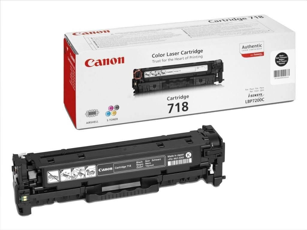 Dvojité balení toneru Canon CRG-718BK černý 2ks