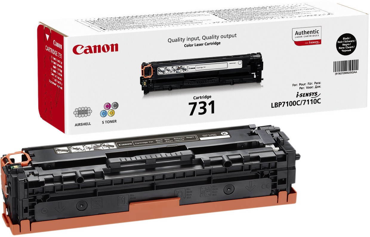 Toner Canon CRG-731BK černý pro kvalitní tisk