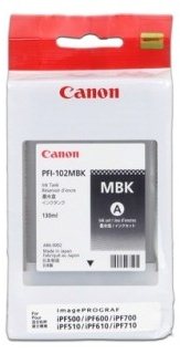 Canon PFI-102MBK matná černá inkoust pro tiskárny