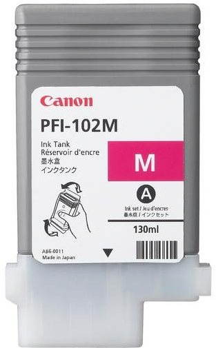 Canon PFI-102M purpurová inkoustová náplň 700 ml
