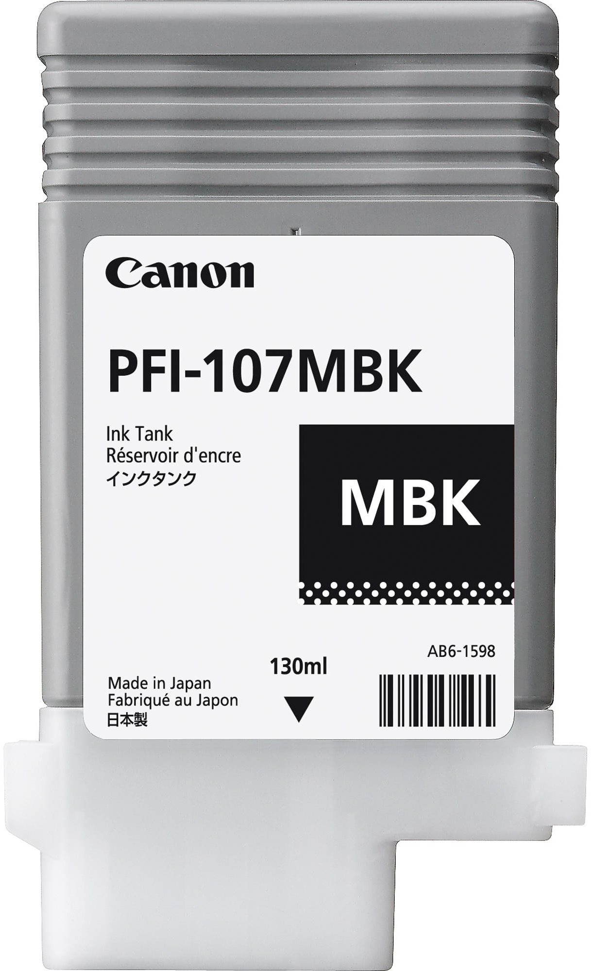 Canon PFI-107MBK matná černá inkoustová náplň