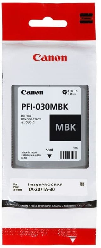 Inkoust Canon PFI-030MBK černá 130ml