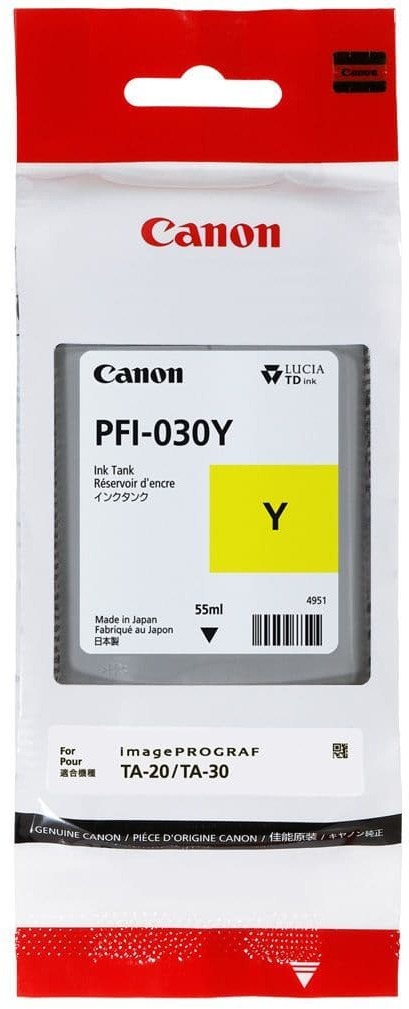 Canon PFI-030Y žlutá inkoustová kazeta