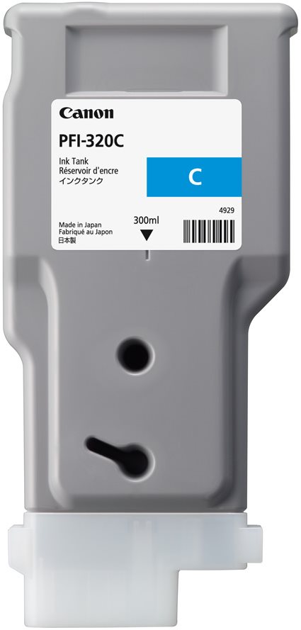 Inkoust Canon PFI-320C azurový
