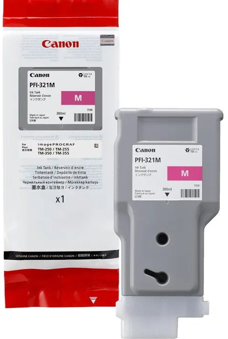 Purpurový inkoust Canon PFI-321M pro tiskárny
