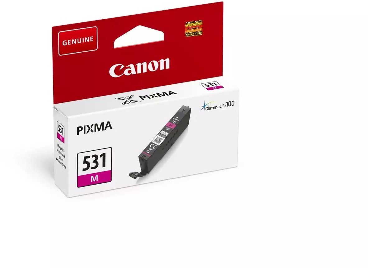 Canon CLI-531M purpurová - toner pro tiskárny a skenery série PIXMA