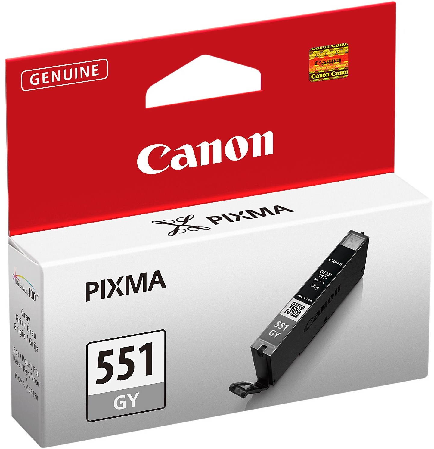 Canon CLI-551GY XL šedá inkoustová kazeta