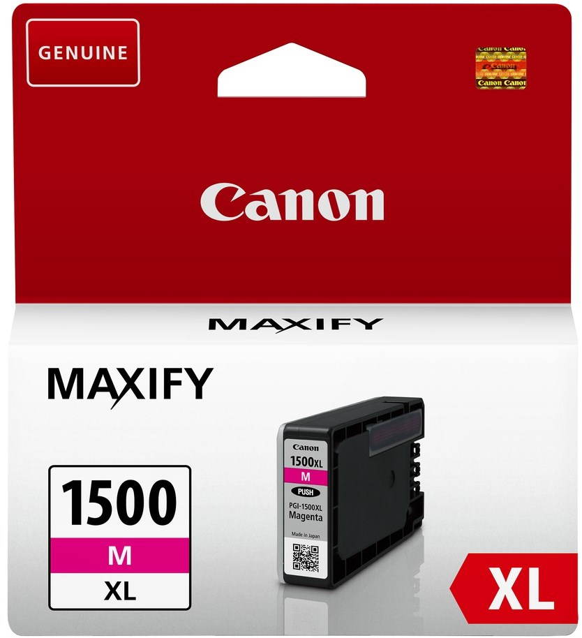 Canon PGI-1500XL M purpurová - kvalitní inkoust pro tiskárny a skenery