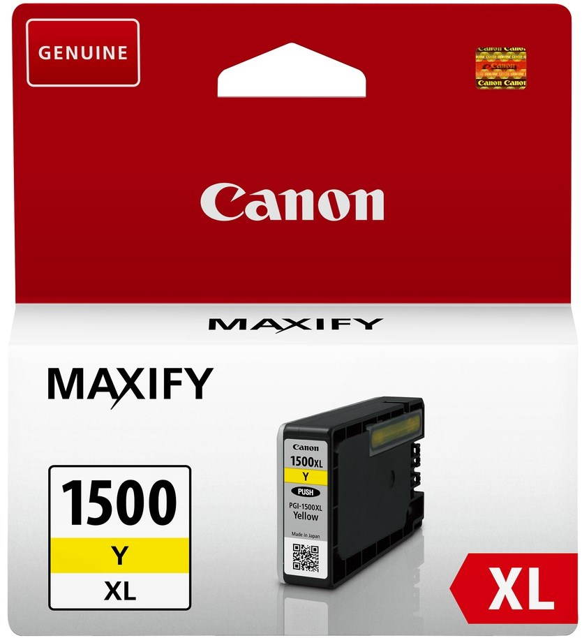 Canon PGI-1500XL Y žlutá - nejnovější inkousty od Canonu