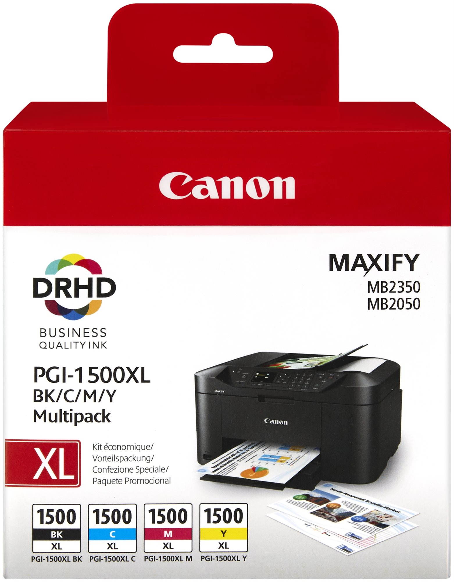 Canon PGI-1500XL Multipack s inkoustovými kazetami pro tisk