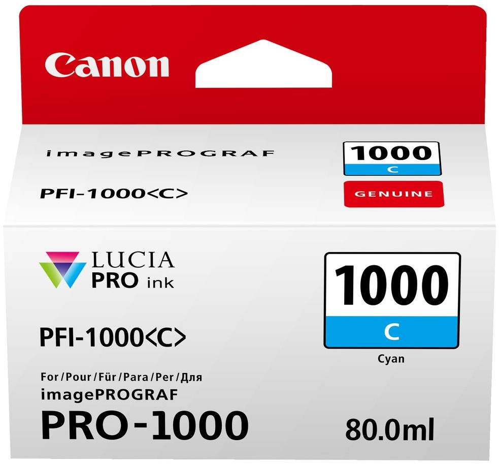 Canon PFI-1000C azurová inkoust pro tiskárny