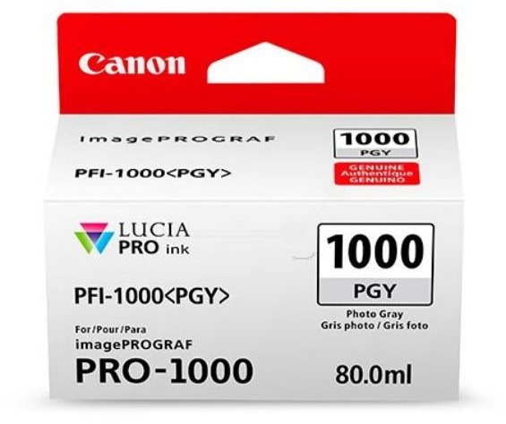 Canon PFI-1000PGY foto šedý inkoust 700 ml