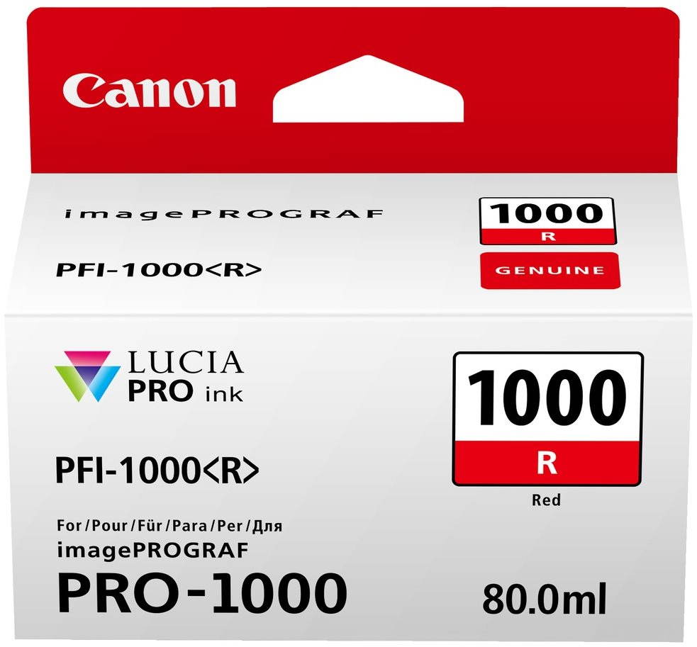Canon PFI-1000R červená