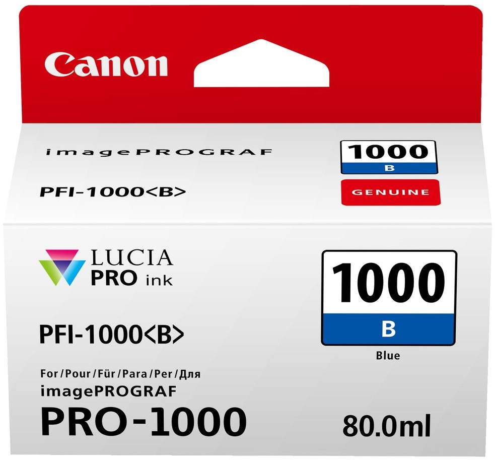 Canon PFI-1000B modrá inkoustová kazeta