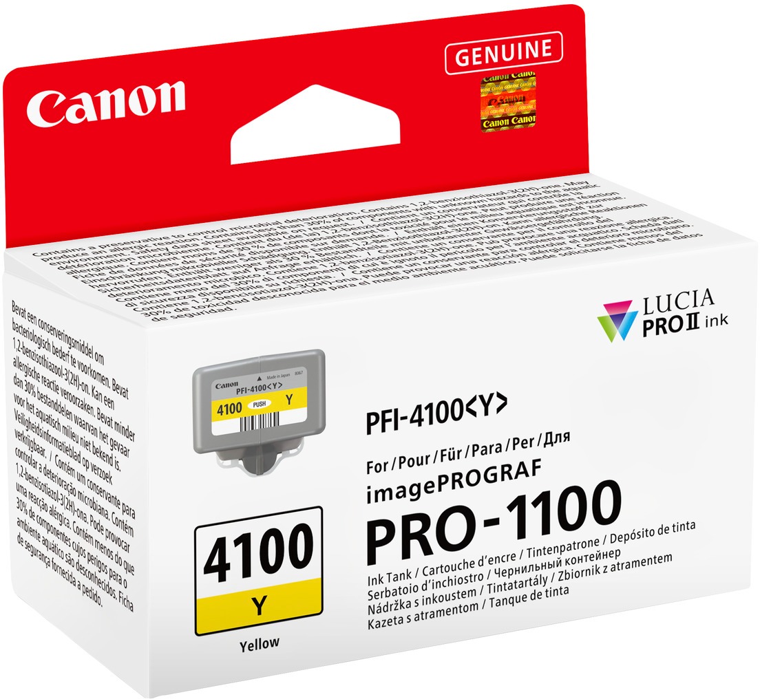 Canon PFI-4100Y žlutá