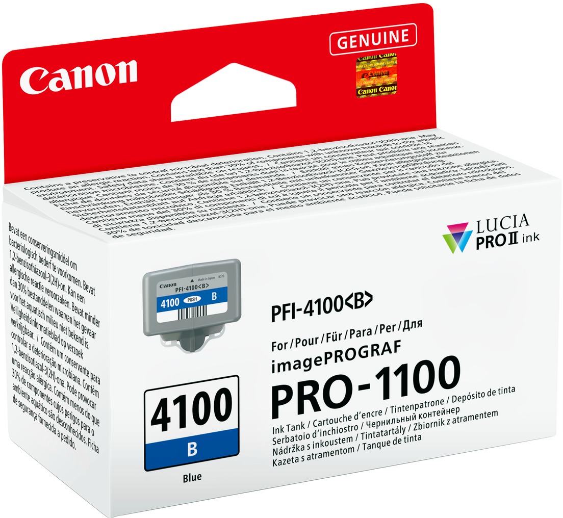 Canon PFI-4100B modrá