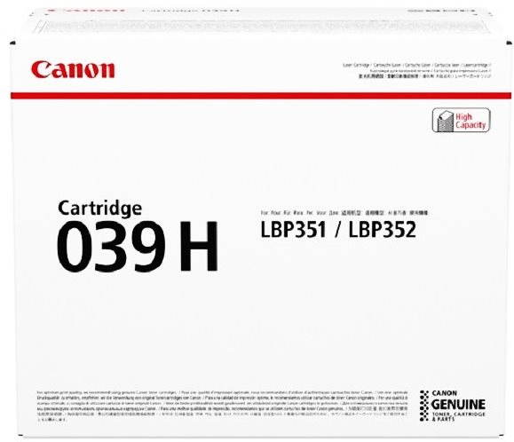 Toner Canon CRG-039H černý pro tiskárny