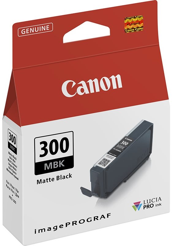 Canon PFI-300MBK matná černá - profesionální inkoust pro tiskárny a skenery