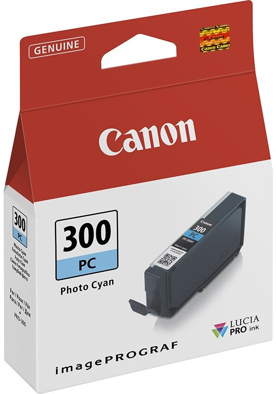 Azurový inkoust Canon PFI-300PC
