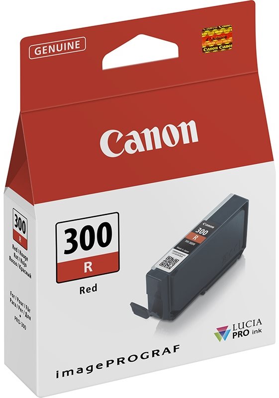 Inkoust Canon PFI-300R červená