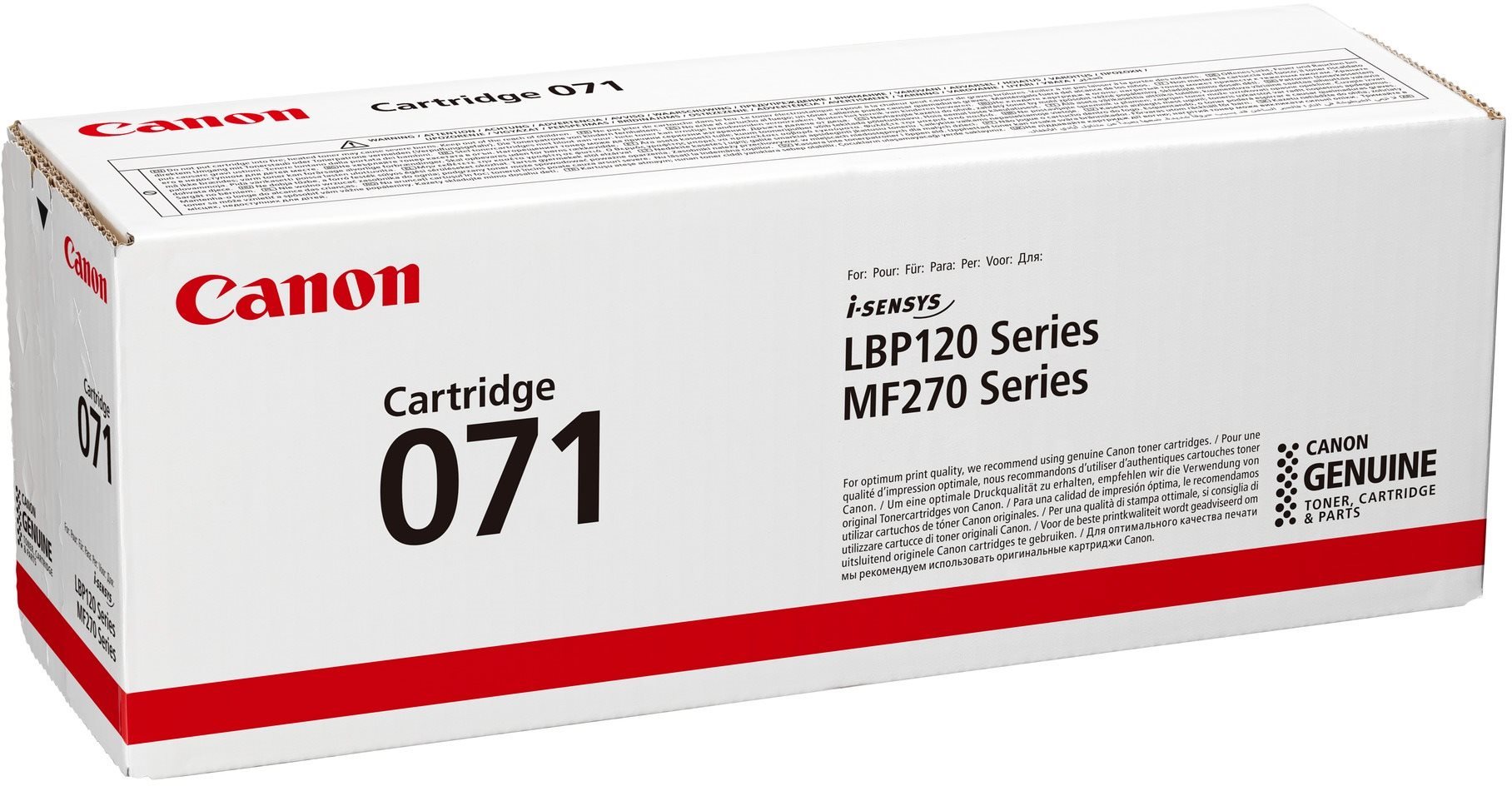 Toner Canon CRG-071 černá pro kvalitní tisk