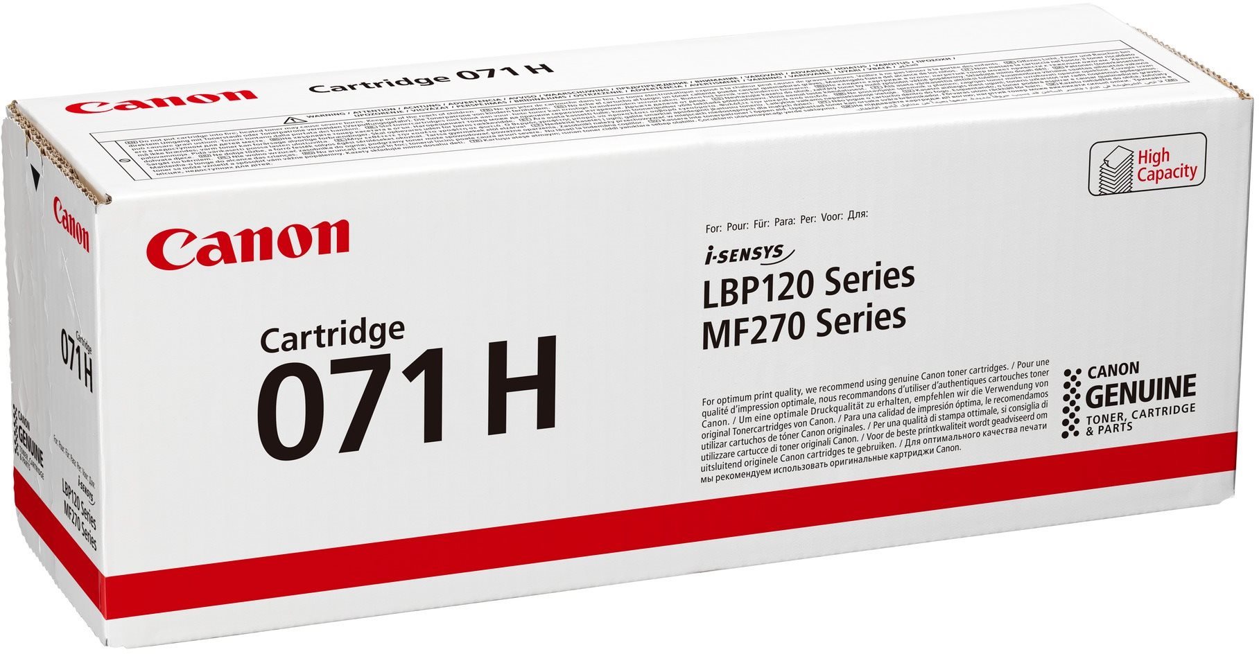 Toner Canon CRG-071H černá pro kvalitní tisk