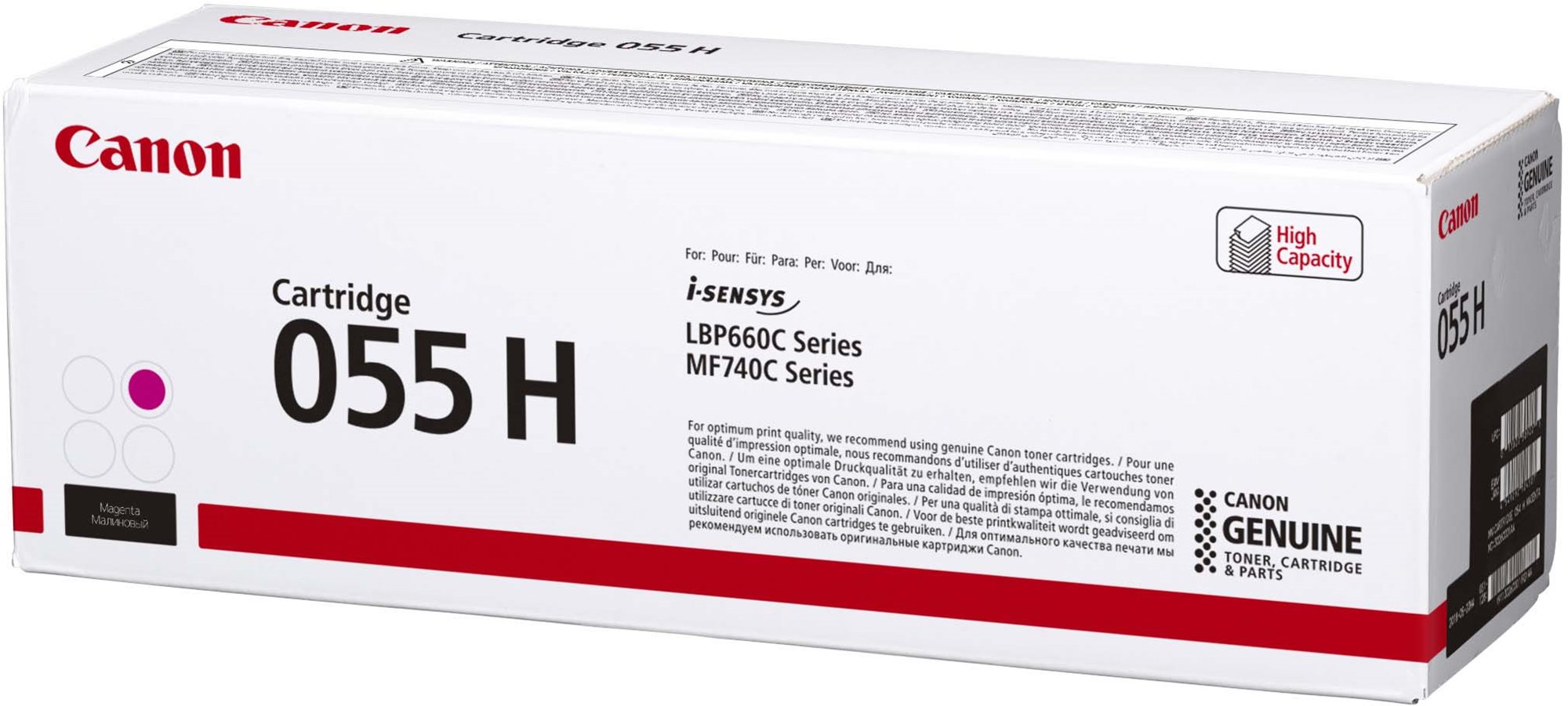 Canon CRG-055H purpurový toner pro kvalitní tisk