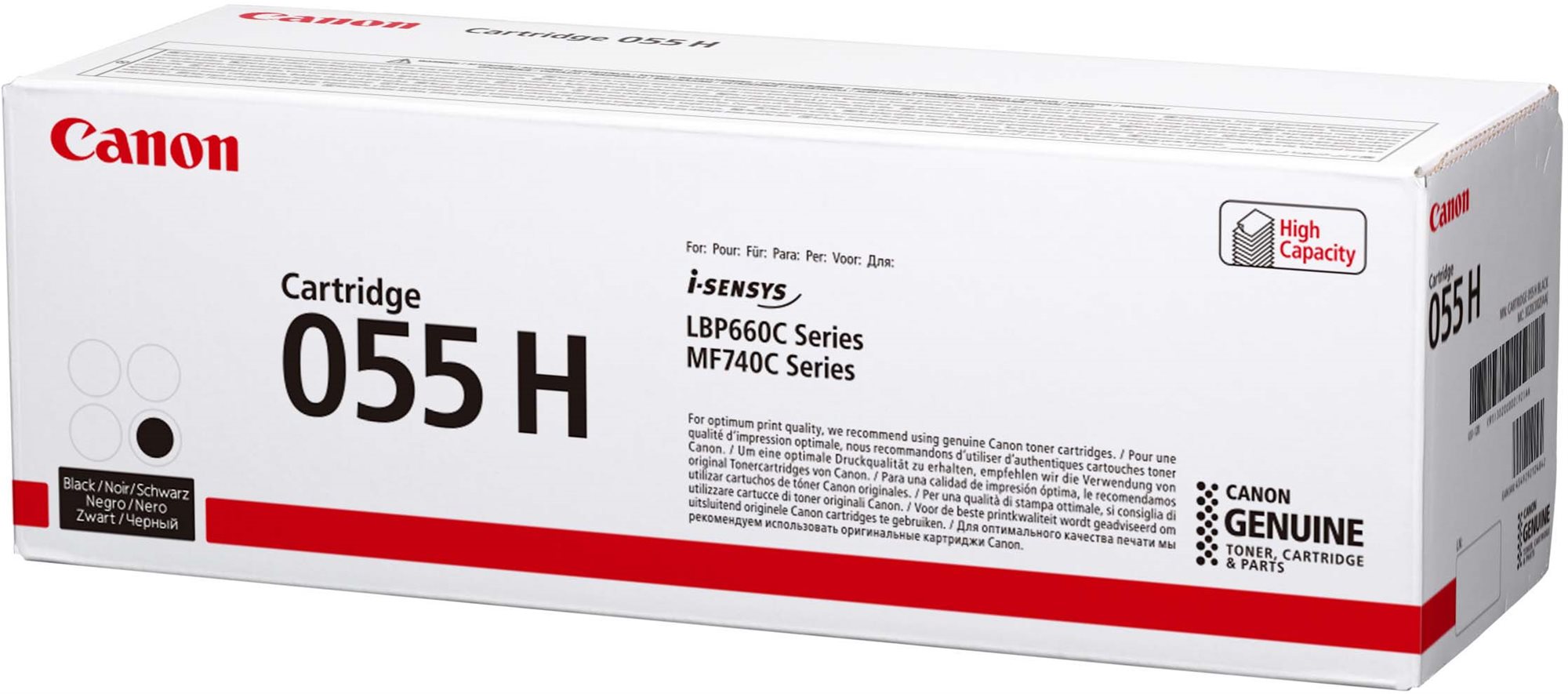 Toner Canon CRG-055H černý pro kvalitní tisk