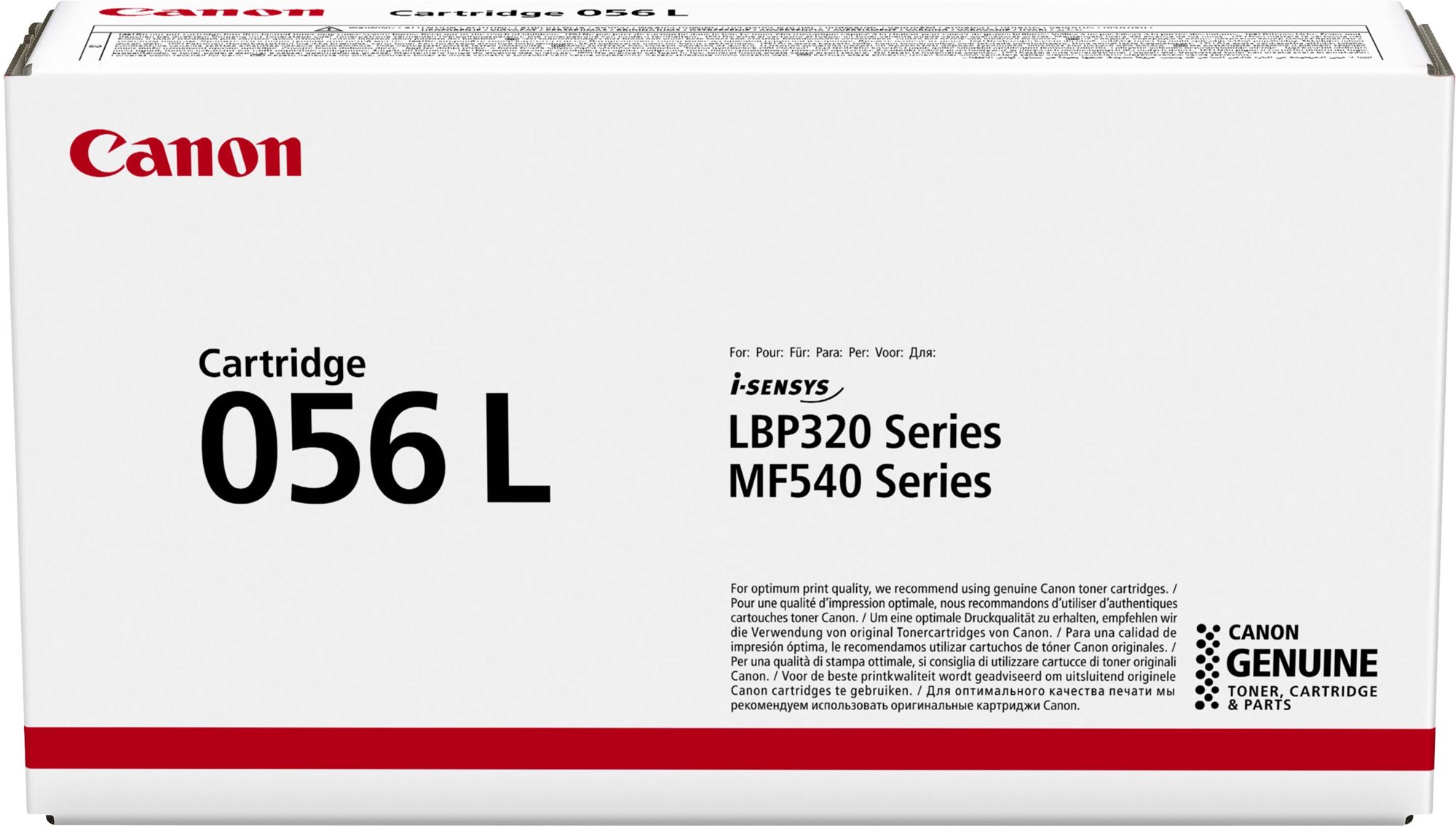 Toner Canon CRG-056L černý pro kvalitní tisk