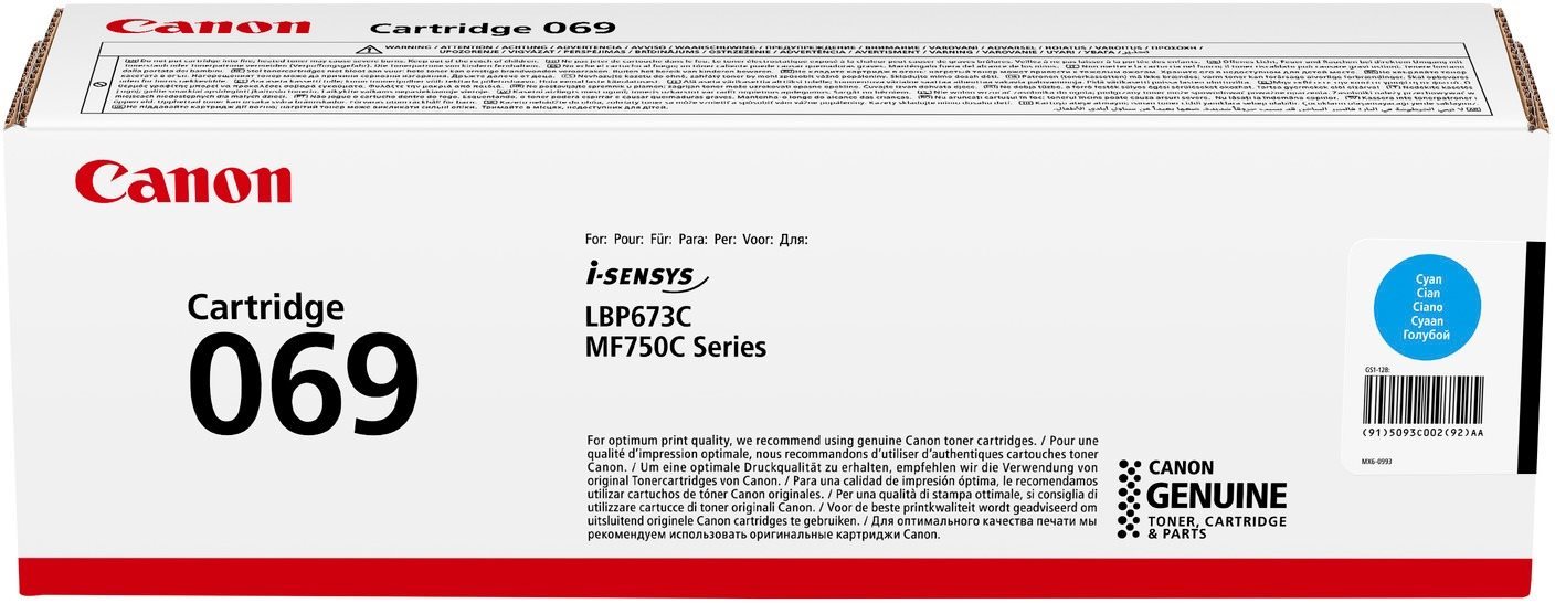 Canon Cartridge 069 azurový