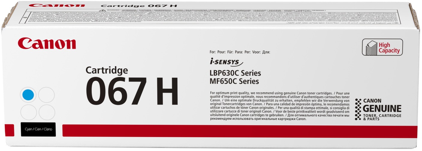 Canon Cartridge 067H azurový toner pro tiskárny