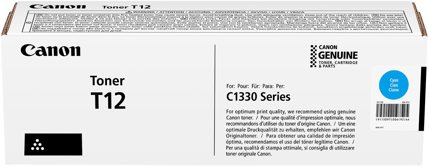 Canon T12 azurový inkoust pro tiskárny