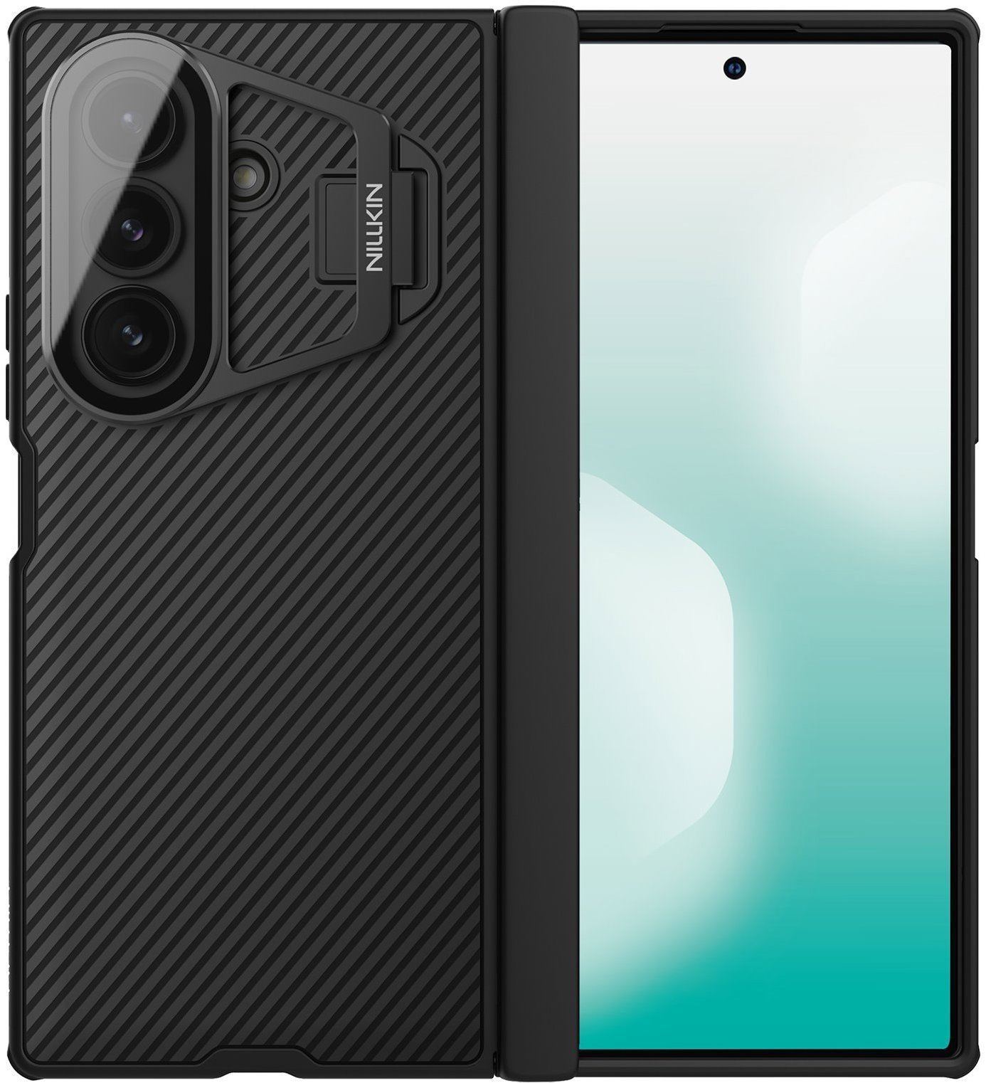 Nillkin CamShield Prop Magnetic (Transparent Lens) Zadní Kryt pro Samsung Galaxy Z Fold 7 Black