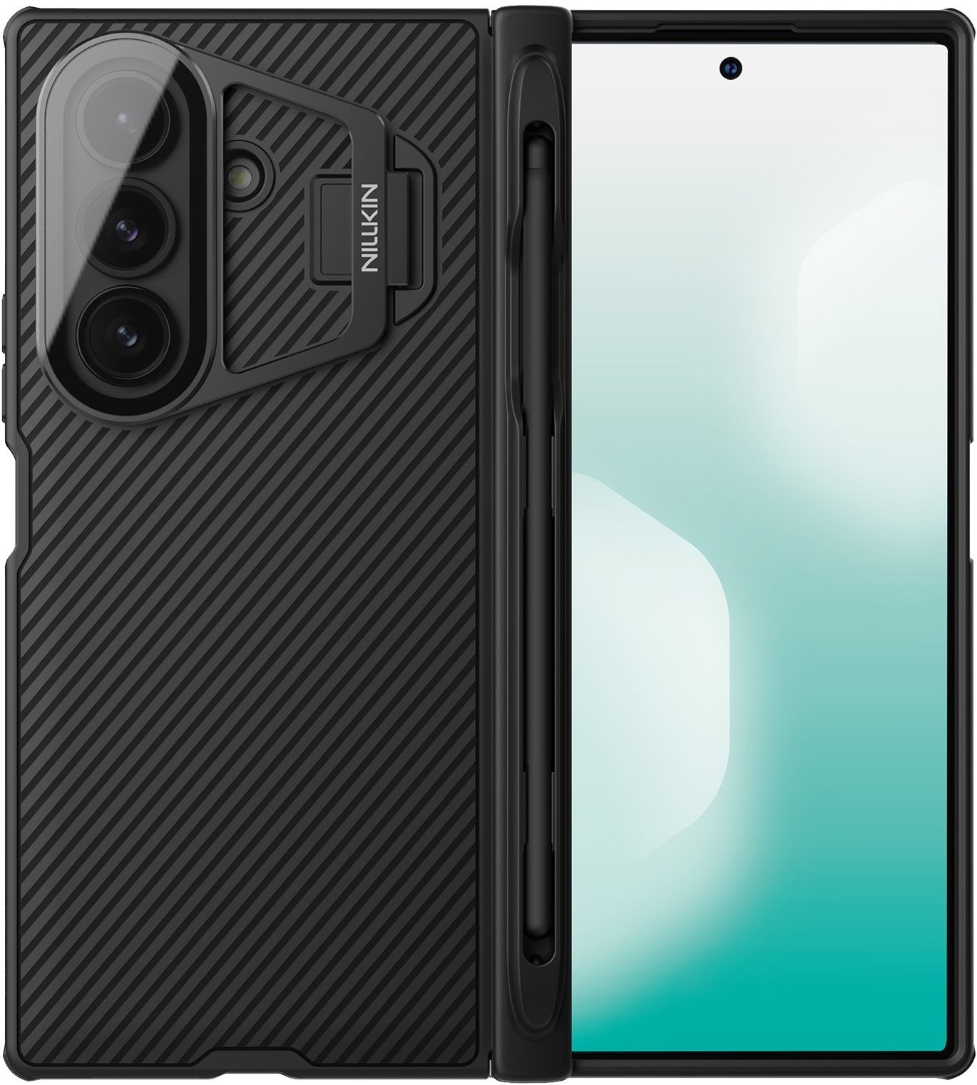 Nillkin CamShield Prop Magnetic Pen Slot (Transparent Lens) Zadní Kryt pro Samsung Galaxy Z Fold 7 B